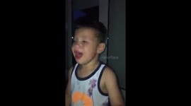 Emotional toddler cries as Ronaldo gets injured during Euro 2016 final