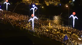 Rainha Santa Isabel Parade in Coimbra Portugal