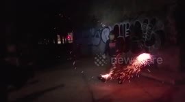 This human firework display is incredibly dangerous, but awesome