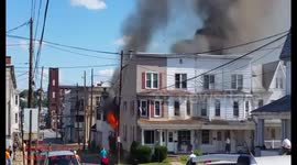 20140918 - 3rd alarm - North 1st street, Shamokin, Pa