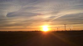 Beautiful Sunset in Manitoba