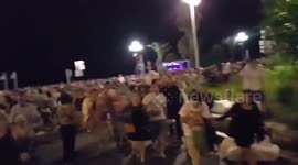 People flee terror attack scene in Nice