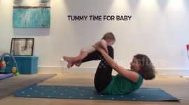 Real Life Yoga With Baby