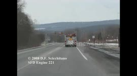 20160217 Engine 221 Kulpont Responding