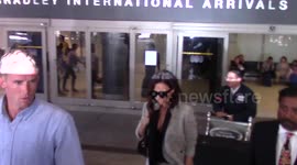 Victoria Beckham at LAX Airport in Los Angeles, California