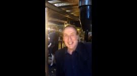 Mike steaming away