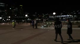 Large amount of Pokemon Go Players at Sydney Harbour