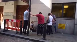 Person collapses possibly due to hot weather in London