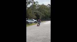 Son Puts Brakes On Mom's Skateboarding