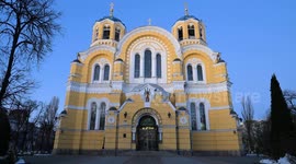 Ukraine: Inside St. Volodymyr Eastern Orthodox Cathedral in Kyiv, Ukraine