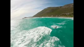 KiteSurfer Bounces On Water In Hard Crash