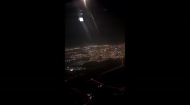 Stunning aerial views of Lahore from a plane window