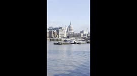 ST Paul Cathedral and River Thames