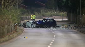 Man killed after driver loses control of car, ploughing into wall on Wolverhampton dual carriageway