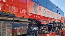 Brand new TFL electric bus towed away after breaking down in East Ham, London