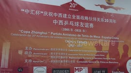 Friendly table tennis tournament in Barcelona celebrates China-Spain relations