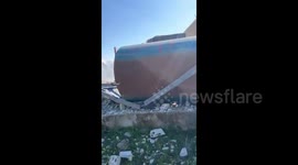 Lebanon: Gas tank explosion in Al-Dawsa town, Akkar
