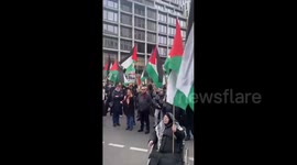 Germany: A demonstration was held in Berlin, Germany, to express solidarity with the Palestinian people
