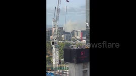 Australia: South Melbourne Church Fire Sends Thick Smoke Over City