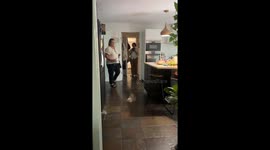 My mums life long best friend flew over from another country and  surprised her for her 60th birthday