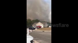 US: Carolina Forest Fire Grows As South Carolina Battles Wildfires 3