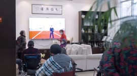 Chinese national lawmaker's care for seniors