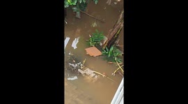 Jakarta, Indonesia.. Heavy rains overnight cause moderated to heavy Flooding...