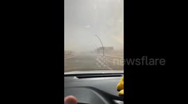 US: Blowing Dust Triggers Highway Closures, Health Alert In New Mexico