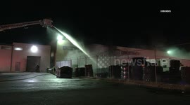 US, Phoenix: Phoenix First Alarm Tire Shop Fire