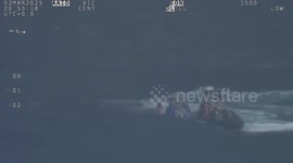 Rower caught in cyclone rescued off the coast of Australia