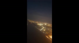 Passenger captures terrifying moment plane's engine explodes during flight from Bucharest