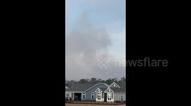 US: Wildfires raging in Carolina Forest area