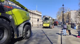 Tractors descend on London once again as farmers protest against inheritance tax changes