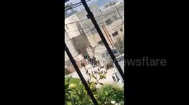 Israeli forces carry out a detention campaign in the eastern neighborhood of Jenin