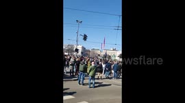 Serbia: People observe 15 minutes of silence in Belgrade