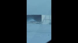 Crash Leaves Plane Smoking And Upside-Down At Toronto Airport