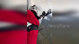 Japan: Helicopter Heroes Battle Raging Forest Fire In Japan