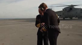 King Charles visits HMS Prince of Wales warship following Zelensky meeting