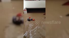 Indonesia: Shopping Mall Flooded in Bekasi Amid Heavy Rainfall