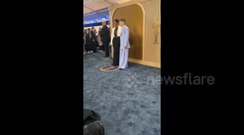 US: Chris Perfetti and Janelle James arrive the 31st Annual Screen Actors Guild Awards