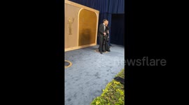 US: Adrien Brody and Georgina Chapman Arrive the 31st Annual Screen Actors Guild Awards