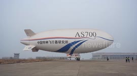China: China's all-electric manned airship AS700D completes first test flight
