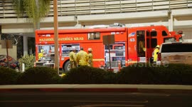 US, Los Angeles: Pomona Hazmat Team Investigates Suspicious Package at Police Station
