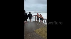 Cyclone Alfred: Rough Seas At Snapper Rocks, QLD 3