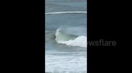 Cyclone Alfred: Surfers Take Advantage Of Storm Swell
