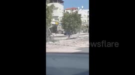 West Bank: Israeli soldiers detain Palestinians and search their vehicles during Israel’s ongoing invasion of Tulkarm refugee camp in the West Bank