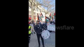 Germany: A demonstration was held in Berlin, Germany, in solidarity with Palestine, demanding an end to the ongoing Israeli aggression in the West Bank
