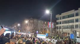 Serbia: 15 minutes of silence during protest in Belgrade