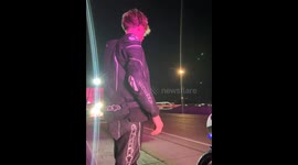 Tow Truck Driver Drops Motorcycle