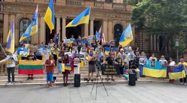 Stand with Ukraine rally - Sydney, Australia